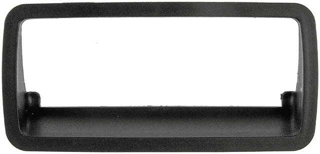 Griffblende Heckklappe schwarz