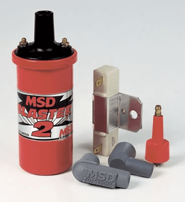 Zündspule MSD Red Blaster II 0.8Ohm Ballastwiderstand