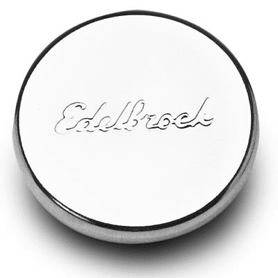 Öldeckel Chrom mit Schriftzug