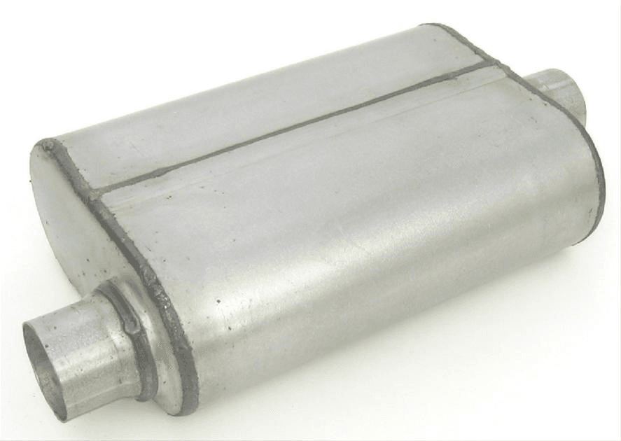 Auspufftopf mit 76,2mm Rohranschluss Auspufftopf mit 76,2mm Rohranschluss