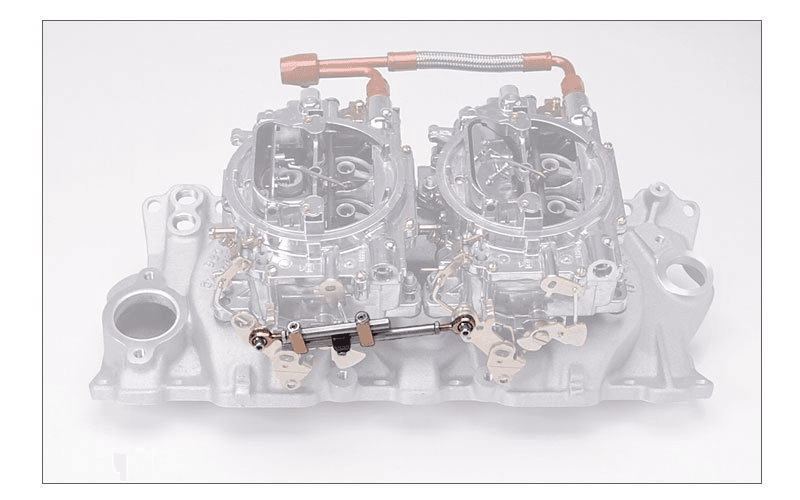 Vergasergestänge Dual Quad