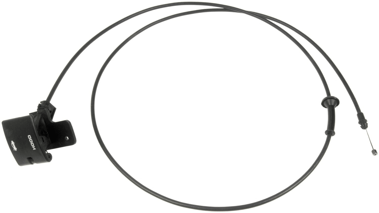 Haubenentriegelungszug