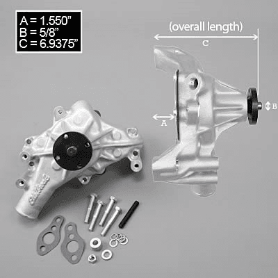 Wasserpumpe Alu Chevy V8