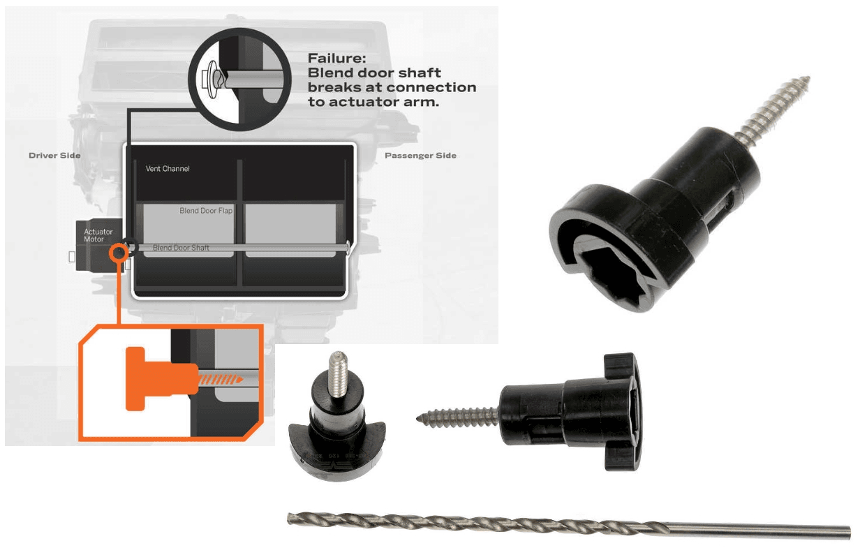 Stellmotoradapter Heizungsklappe