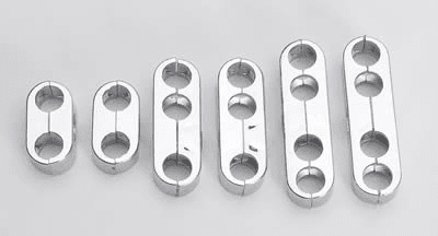 Zündkabelhalterset Chrom 6-teilig Zündkabelhalterset Chrom 6-teilig