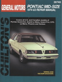 Reparaturanleitung Pontiac Grand Am Le Mans