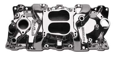 Ansaugkrümmer poliert für Chevy Small Block