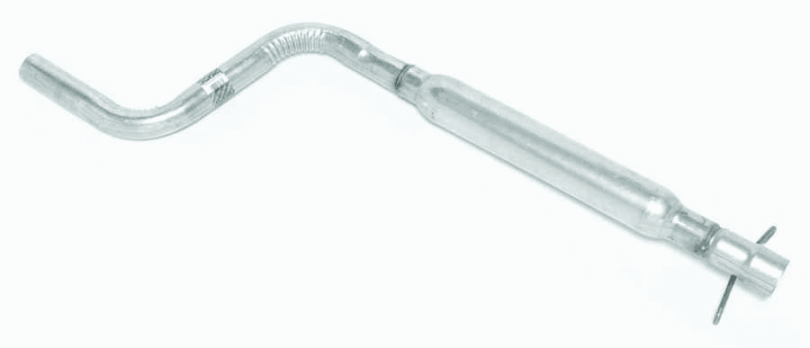 Auspuffmittelrohr mit Resonator