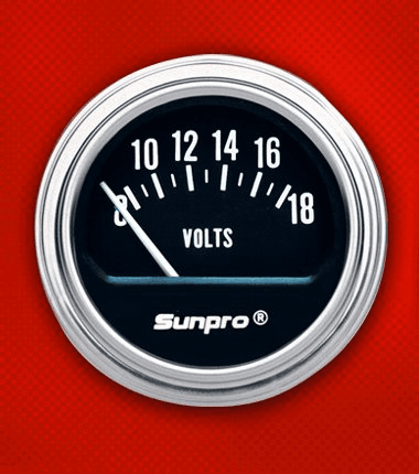 Voltmeter chrom-schwarz Voltmeter chrom-schwarz