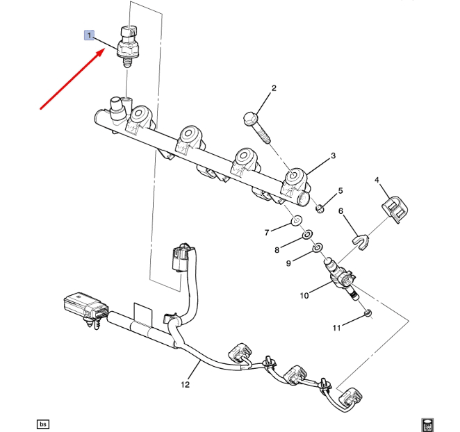 Benzindrucksensor
